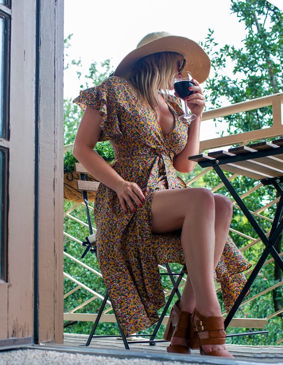 Mature Greenville escort, relaxing outdoors