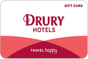 Gift card for Drury hotels
